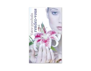 carte cartes de rendez-vous rendez vous KS779F atelier de manucure d‘ongles design des ongles