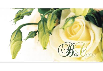 bon cadeau à plier bons cadeaux pliables multicolore cartes cadeaux coupons BL226F fleur fleurs fleuriste jardinerie horticulture exploitation horticole