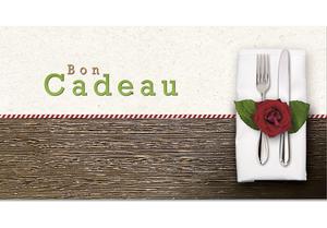 bon cadeau à plier bons cadeaux pliables multicolore cartes cadeaux coupons G2020F restaurant auberge gastronomie gastronomique bistro bistrot