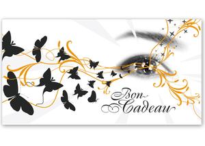 bon cadeau à plier bons cadeaux pliables multicolore cartes cadeaux coupons KS261F opticien lunettes optique