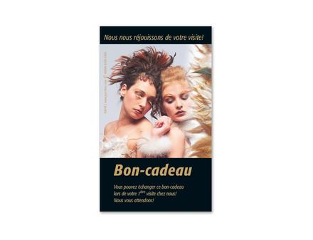 cartes de recommandation K679F coiffeur salon de coiffure