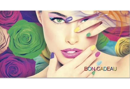 bon cadeau à plier bons cadeaux pliables multicolore cartes cadeaux coupons KS248F atelier de manucure d‘ongles design des ongles