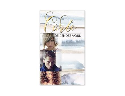 carte cartes de rendez-vous rendez vous K7707F coiffeur salon de coiffure