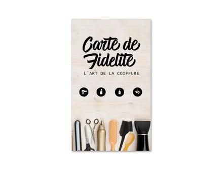 carte de client cartes clients fidélisation des clients fidélité système de rabais des remises K510F coiffeur salon de coiffure