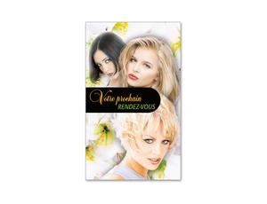 carte cartes de rendez-vous rendez vous K772F coiffeur salon de coiffure