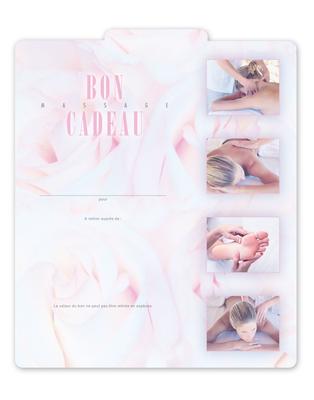 Bon-cadeau MC / institut salon de beauté ésthétique: Face intérieure ouverte