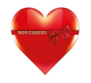 bons cadeaux en forme de coeur cartes cadeaux coupons pos BL453F pour entreprises 14 février La Saint Valentin