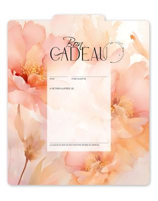 Bon-cadeau MC: Face intérieure ouverte