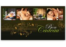 bon cadeau à plier bons cadeaux pliables multicolore cartes cadeaux coupons MA248F massage bien-être spa esthétique naturopathie kinésithérapie physiothérapie