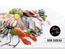 bon cadeau à plier bons cadeaux pliables multicolore cartes cadeaux coupons FK201F poisson poissonnerie fruits de mer