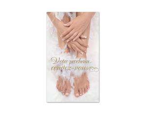 carte cartes de rendez-vous rendez vous FU774F atelier de manucure d‘ongles design des ongles