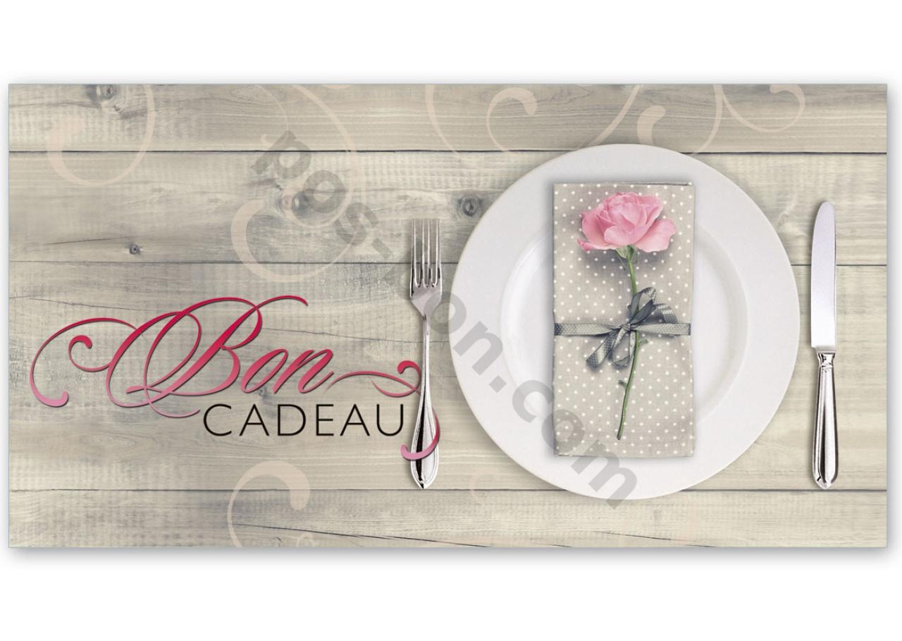 POS BON - 50 Forulaires Pour Créer Vos Propres Bons Cadeaux Avec Enveloppe Pour Des Restaurants