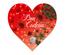 bons cadeaux en forme de coeur cartes cadeaux coupons pos U451F pour entreprises fête des mères 14 février La Saint Valentin