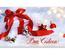 bon cadeau pour Noël chèque-cadeaux coupons avec motif de Noël