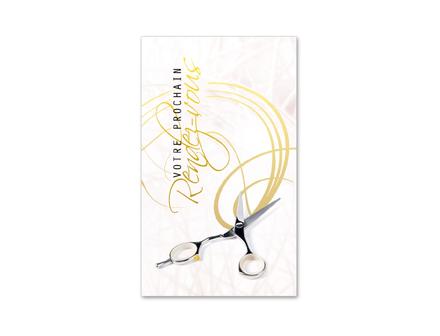 carte cartes de rendez-vous rendez vous K770F coiffeur salon de coiffure