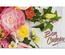 bon cadeau à plier bons cadeaux pliables multicolore cartes cadeaux coupons BL251F pour entreprises fleur fleurs fleuriste