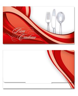 Bon-cadeau MC | établissement de restauration: Face extérieure fermée