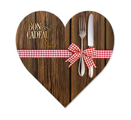 bons cadeaux en forme de coeur cartes cadeaux coupons pos G450F restaurant auberge gastronomie gastronomique bistro bistrot