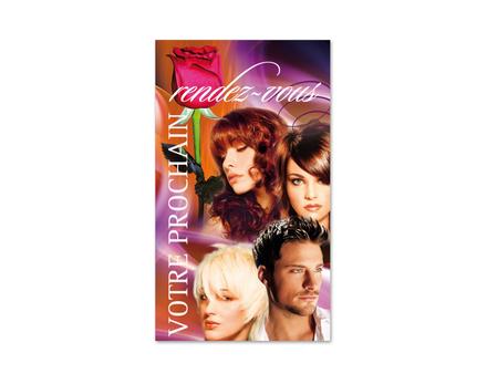 carte cartes de rendez-vous rendez vous K795F coiffeur salon de coiffure