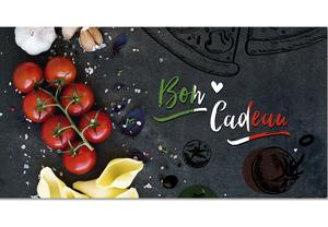 bon cadeau à plier bons cadeaux pliables multicolore cartes cadeaux coupons G2010F restaurants italiens pizzeria