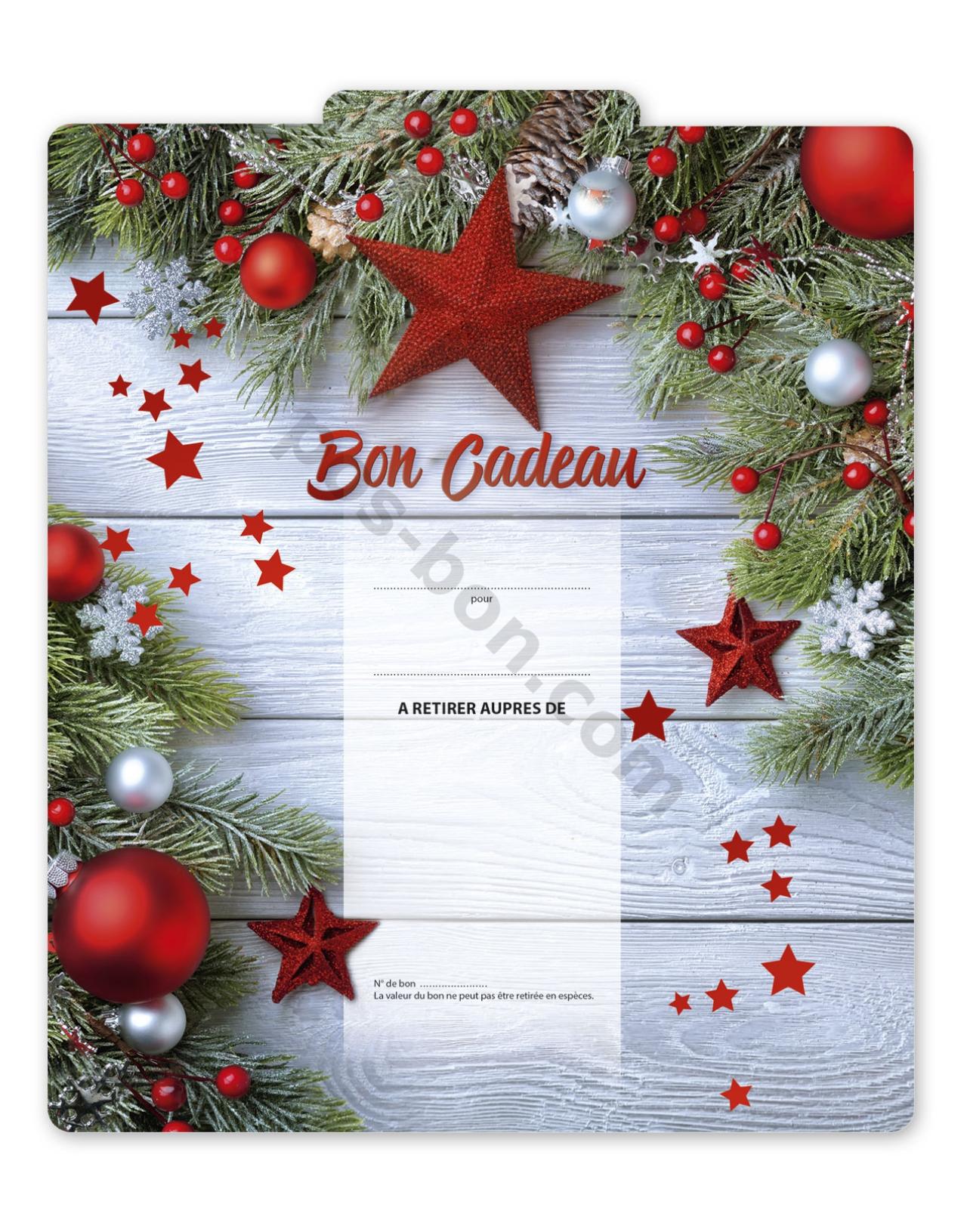 X291F Bon-cadeau MC / Noël fête de Noël   - Avec sans doute les  plus beaux bons cadeaux du monde!