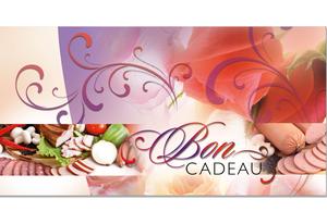 Bons cadeaux pour boucherie