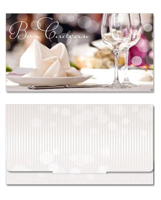 Bon-cadeau MC / restaurant gastronomie bistro: Face extérieure fermée