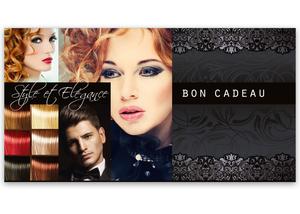 bon cadeau à plier bons cadeaux pliables multicolore cartes cadeaux coupons K272F coiffeur salon de coiffure