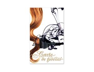 carte de client cartes clients fidélisation des clients fidélité système de rabais des remises K578F coiffeur salon de coiffure