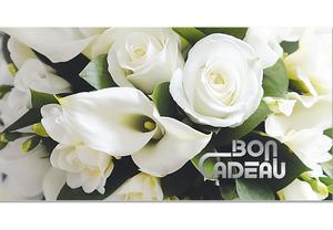 bon cadeau à plier bons cadeaux pliables multicolore cartes cadeaux coupons BL249F fleur fleurs fleuriste