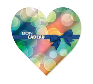 bons cadeaux en forme de coeur cartes cadeaux coupons pos BL455F pour entreprises