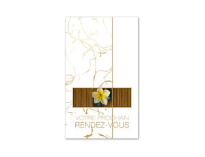 carte cartes de rendez-vous rendez vous MA792F massage bien-être spa esthétique naturopathie kinésithérapie physiothérapie