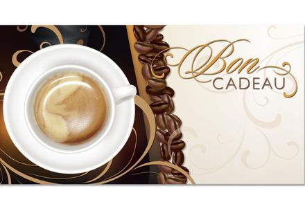 bon cadeau à plier bons cadeaux pliables multicolore cartes cadeaux coupons G298F café salon de thé