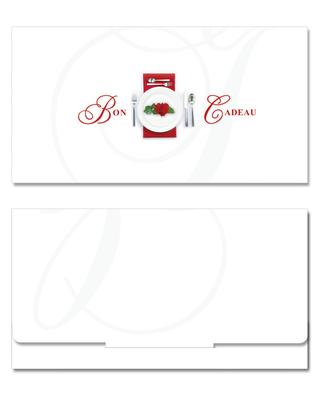 Bon-cadeau MC | restaurant gastronomie bistro: Face extérieure fermée