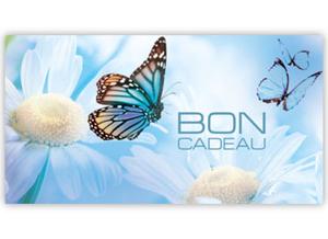 bon cadeau à plier bons cadeaux pliables multicolore cartes cadeaux coupons FU203F institut de pédicure pédicurage podologie soins ésthétiques des pieds