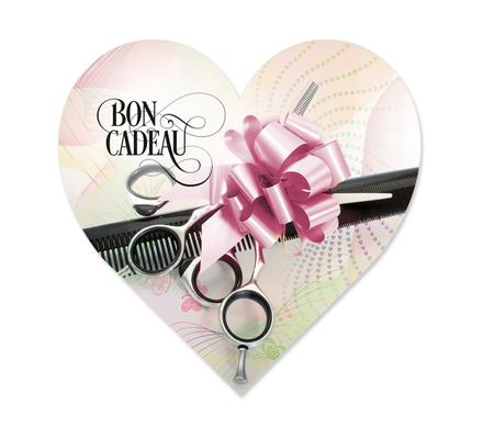 bons cadeaux en forme de coeur cartes cadeaux coupons pos K450F coiffeur salon de coiffure