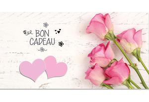 bon cadeau à plier bons cadeaux pliables multicolore cartes cadeaux coupons U252F fleur fleurs fleuriste