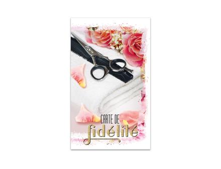 carte de client cartes clients fidélisation des clients fidélité système de rabais des remises K520F coiffeur salon de coiffure