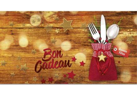 Bon-cadeau MC / restaurant gastronomie Noël