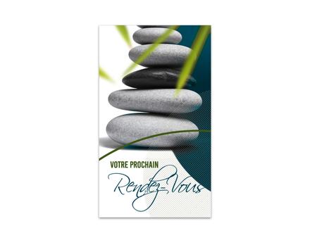 carte cartes de rendez-vous rendez vous MA793F massage bien-être spa esthétique naturopathie kinésithérapie physiothérapie