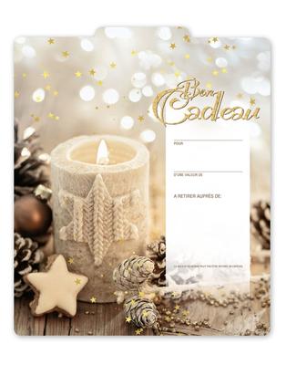 Bon-cadeau MC | Noël: Face intérieure ouverte